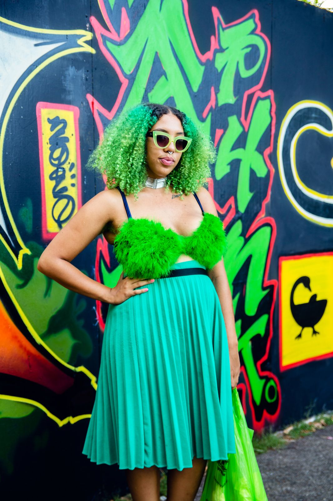 rockie nolan afropunk 9 - Afropunk : 37 looks épatants repérés au festival new-yorkais