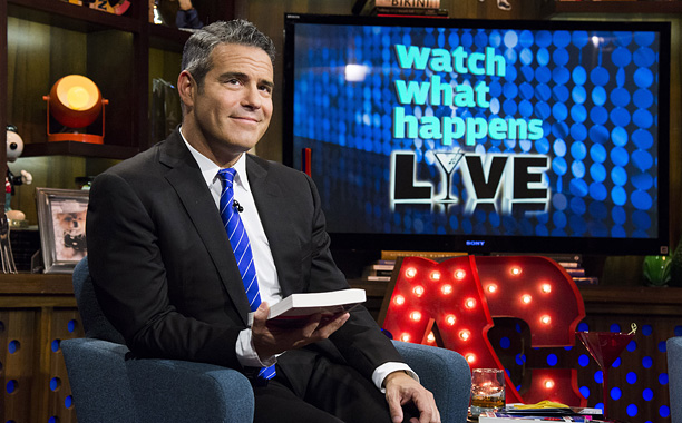 WATCH WHAT HAPPENS LIVE -- Episode 956 -- Pictured: Andy Cohen -- (Photo by: Charles Sykes/Bravo)