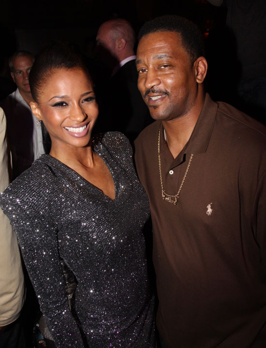 Ciara et son père Carlton Harris