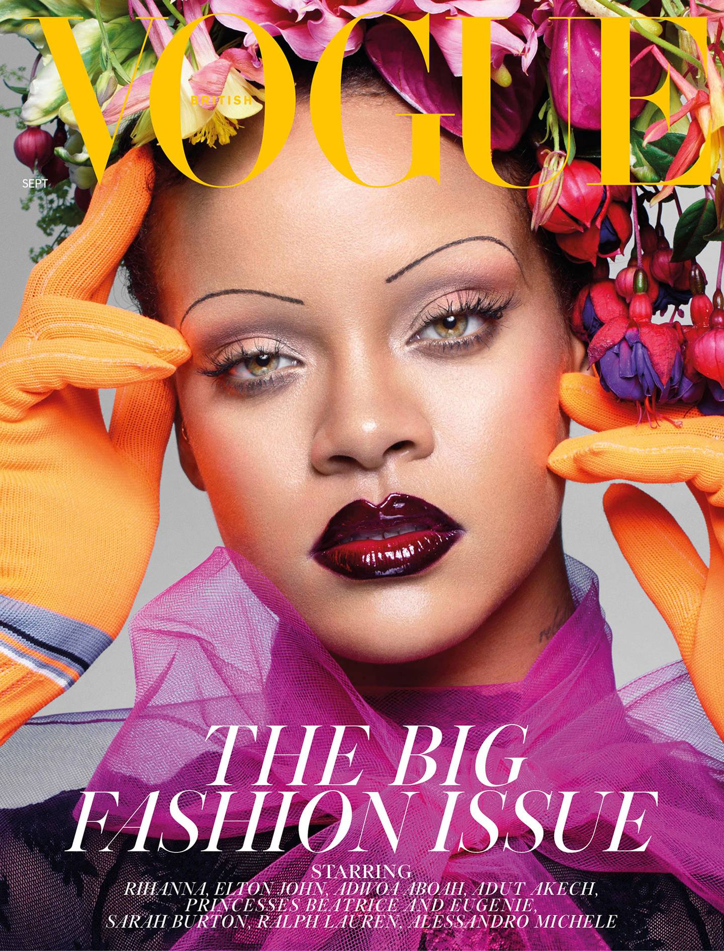 Rihanna marque l histoire en couverture  du Vogue  UK TRACE FR
